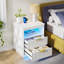 50cm W Manufactured Wood Bedside Table-2088165104