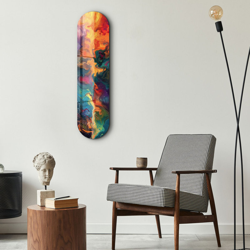 Peinture décorative en verre trempé