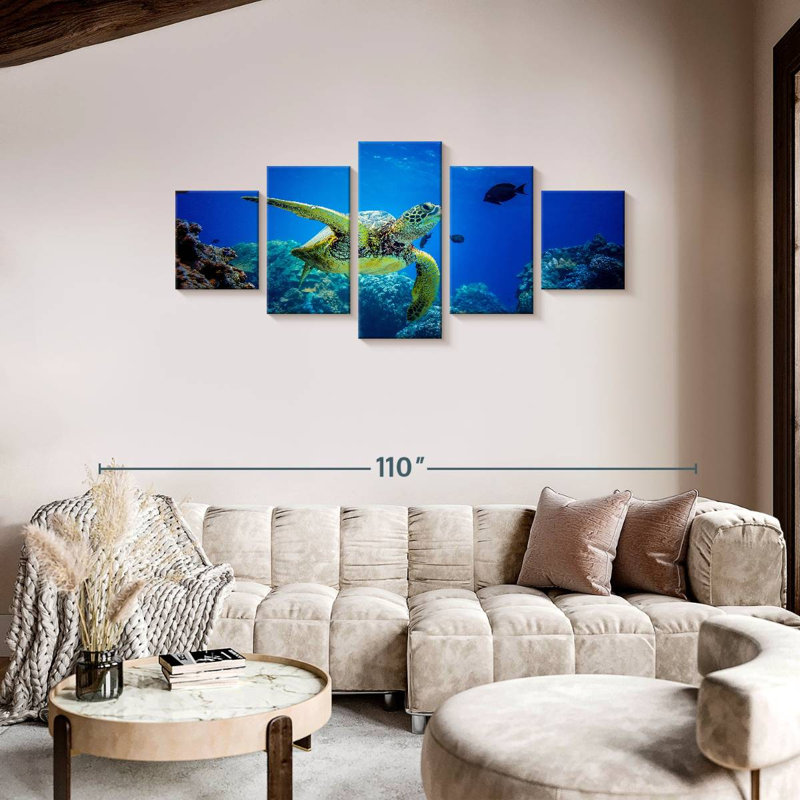 Glowing Turtle, 36" H x 80" W