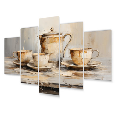 Food Coffee Tea I - Food & Beverage Metal Wall Decor Set