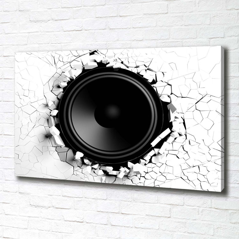 Speaker - Wrapped Canvas Print