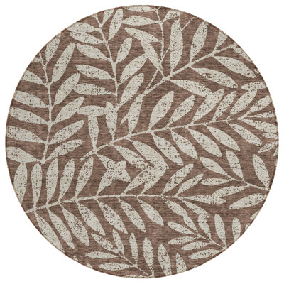 Maliana Washable Floral Indoor / Outdoor Rug