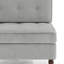 Fauteuil capitonné en velours côtelé-1283549083