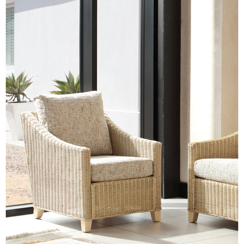 Upholstered Armchair, Grey