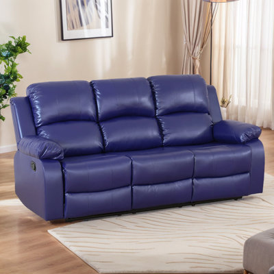 Orestus 82 " Faux Leather Sofa Reclining