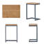 Solid Wood Top End Table-2124729998