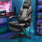 Ergonomic Gaming Chair with Footrest and Lumbar Support-1536961066