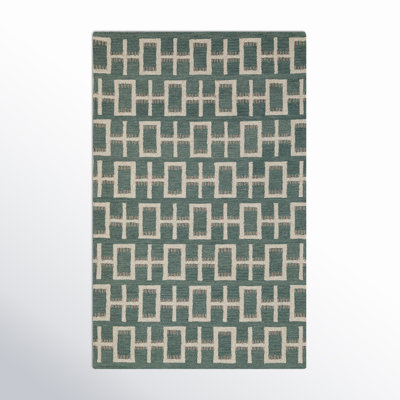 Elsey Hand-Tufted Geometric Wool Rug