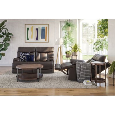 Sidings Upholstered 64'' Reclining Loveseat