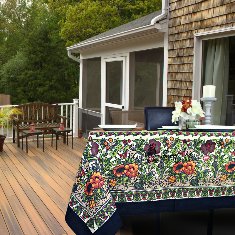 Nappe faite main en coton