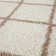 Myshaggy Collection Rugs Diamond Design in Ivory Beige