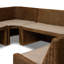 Senna Solid Wood and Rattan Bench