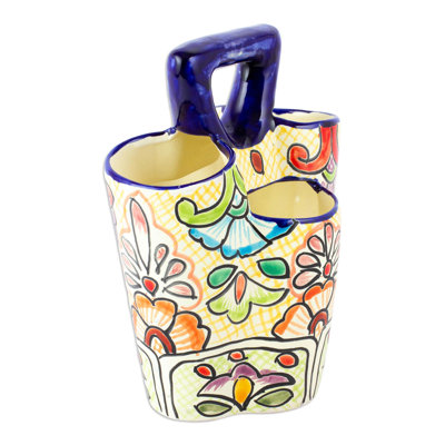 Ceramic / Porcelain Flatware Caddy