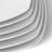 Latitude Run® 12 Piece Square Porcelain Large Dinner Plates in White