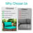 14-Piece Outdoor Cushions For Patio Furniture, Fade Resistant Outdoor Replacement Cushions For Rattaner,Wicker Furniture,Sectional, 6 Cushions And 8 Back Pillows,Turquoise-123497444