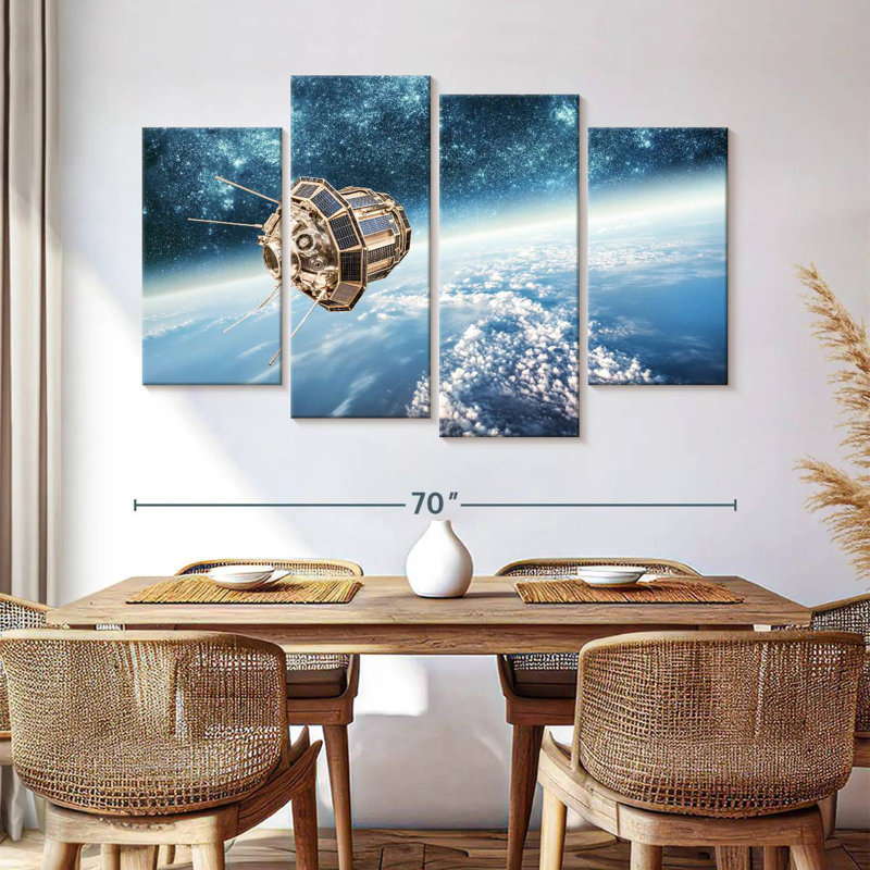 Oberle Outer Space Satellite, 42"H x 68"W