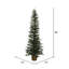 Mini arbre de Noël artificiel pin vert 4 pi