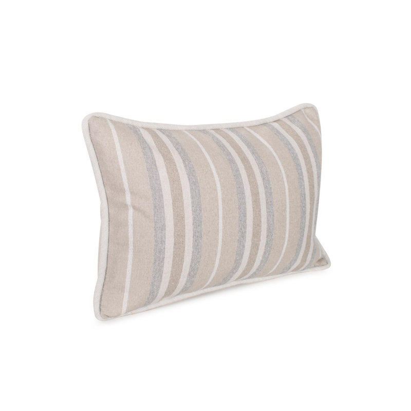 Coussin intérieur / extérieur Dune, Sable, H 14 po x l 22 po, Rectangulaire