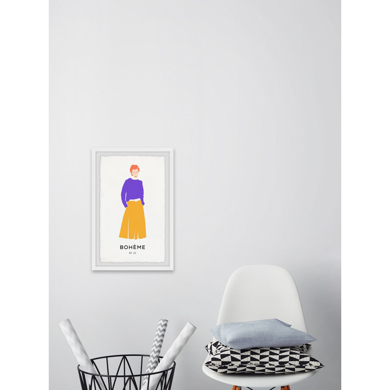 Boheme No 55 by Marmont Hill - Single Picture Frame Painting, 30cm H x 20cm W