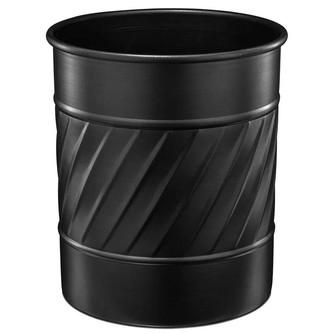 Handcrafted Wave Embossed Metal Kitchen Utensil Holder Monarch Abode 