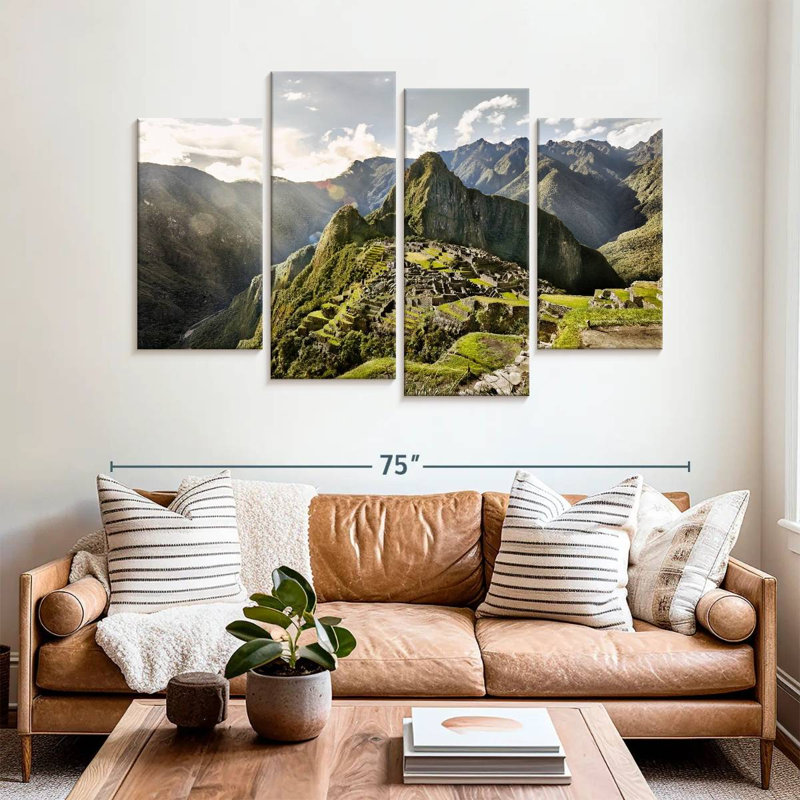 Lilie Ancient Machu Picchu Ruins, 42'' H x 68'' W
