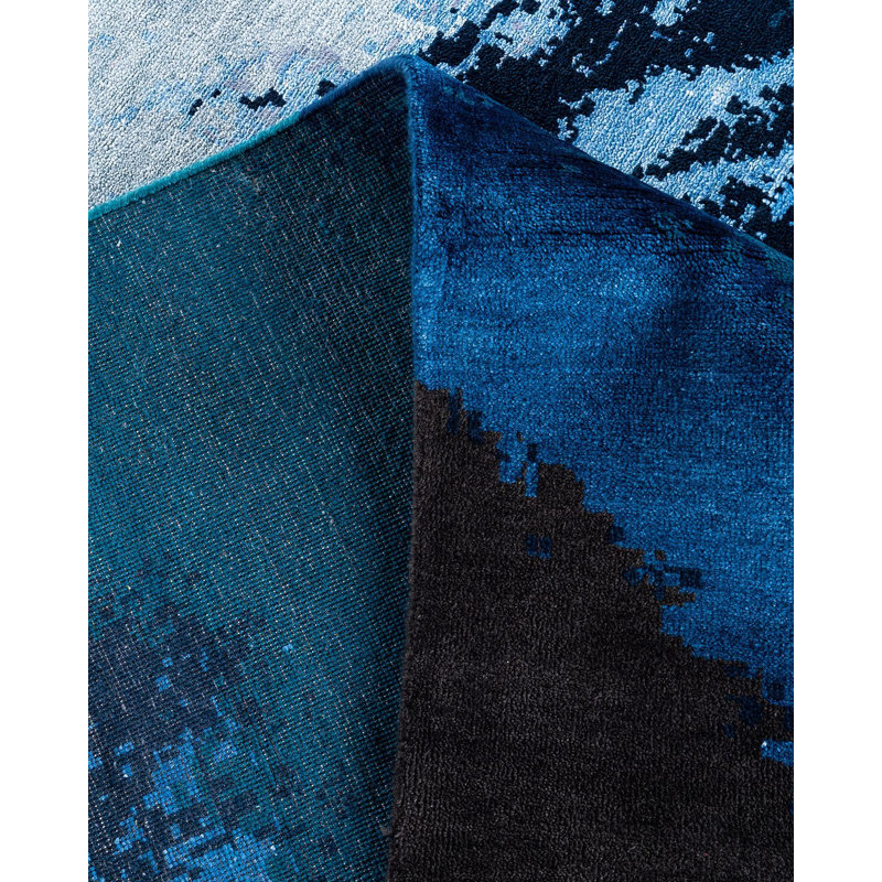 Overdyed One-of-a-Kind 9' 2" X 12' 1" Area Rug