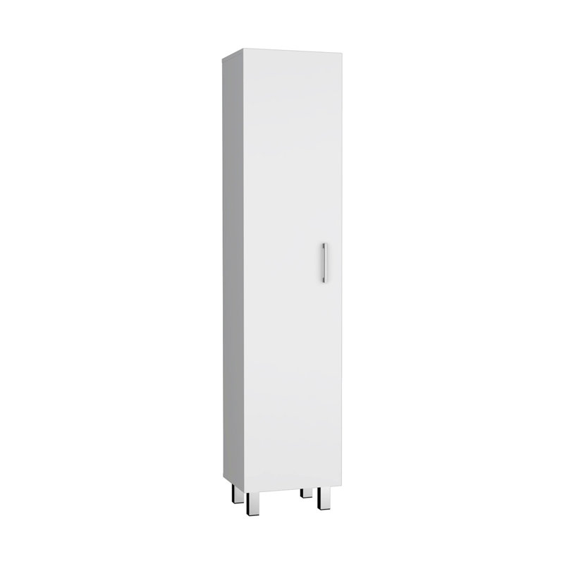 Grande armoire de rangement blanche Vintro