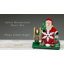9.5" Red and Green Santa Claus Wonderland Christmas Musical Tabletop Decor