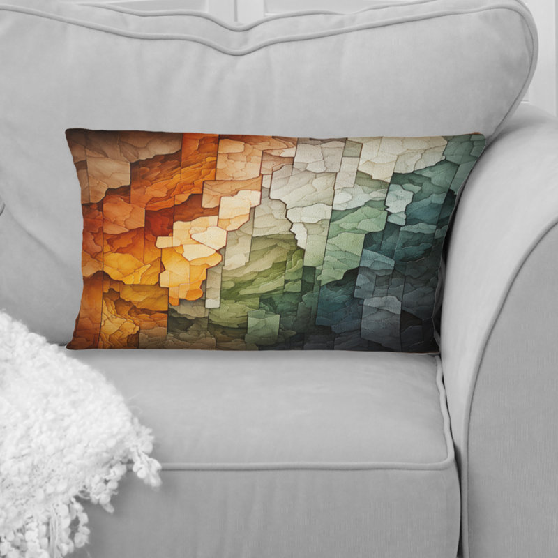 Coussin Hardedge Art Earthy Euphony IV - Hard Edge