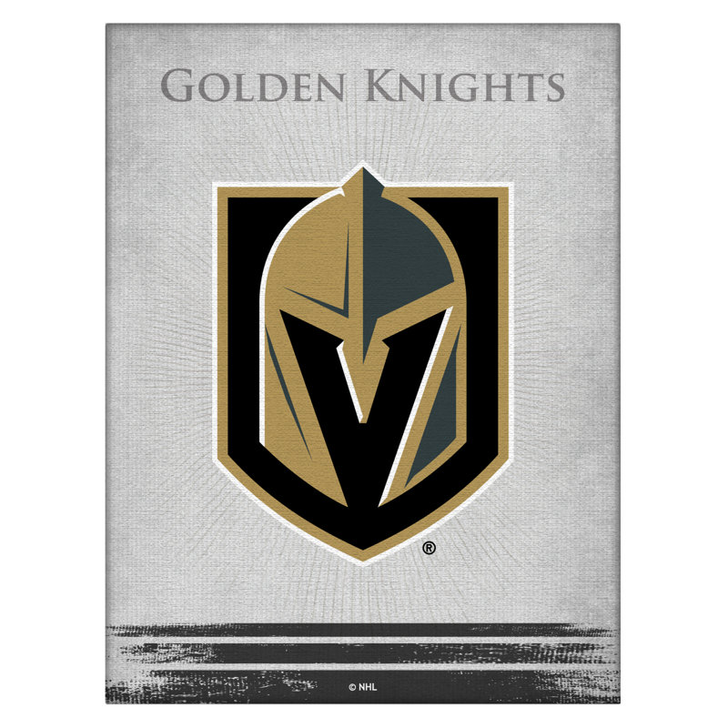 « NHL », impression sur toile, Golden Knights de Las Vegas, H 24 cm x l 32 cm