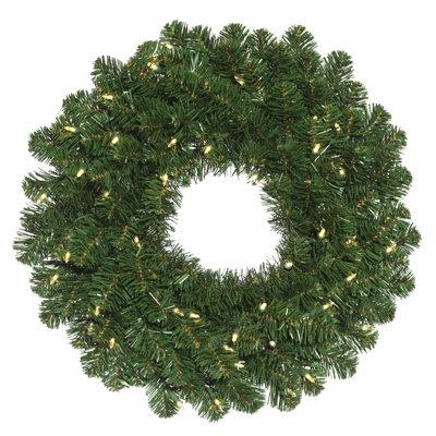 Pre-Lit Fir Christmas Wreath