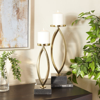 15.45'' H Tabletop Candlestick