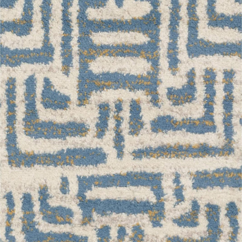 Tapis géométrique Allenby Performance, Tapis de couloir 2 pi 3 po x 8 pi