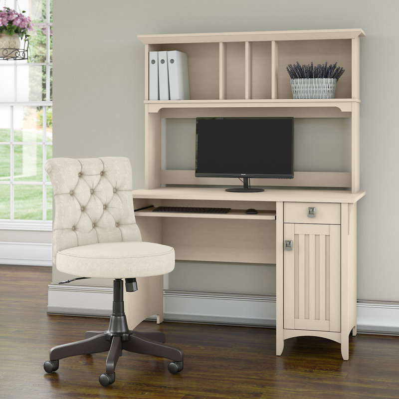 Khadesha Computer Desk, Antique White