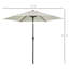 Brisamar 270cm Tilt Market Parasol-1448355270