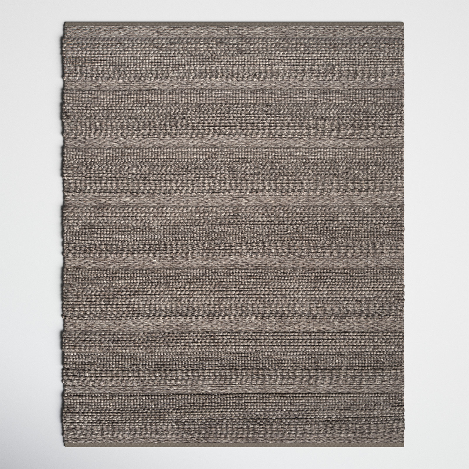 Zekia Flatweave Wool Area Rug, Rectangle 8' x 10'