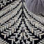 Tapis floral en laine touffeté à la main Cerda noir / ivoire-63493033