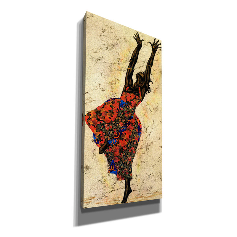 Epic Graffiti «Her Freedom» par Alonzo Saunders, H 40 po x l 20 po x P 1,5 po