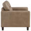 Chaise avec accoudoirs en similicuir Écosse-122453700