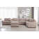 Annistyn 8 Piece 168.5'' L-Shaped Corduroy Power Reclining Sectional With Wireless Charging Storage