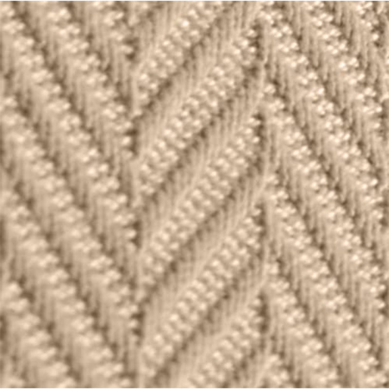 Couverture 100% coton à chevrons Threadmill, King (106" x 92"), Beige