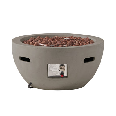 40,000 Btu Bowl Shaped Mgo  Propane Fire Pit (Tank Cover Not Included)