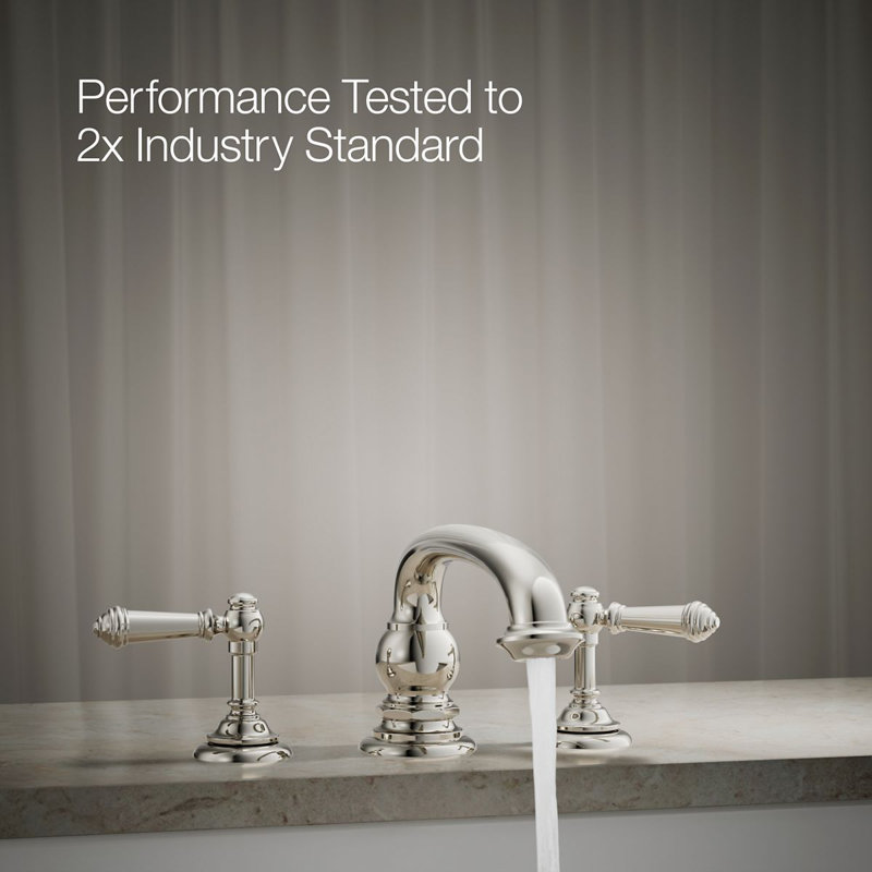 Artifacts® Deck-Mount Bath Spout with Arc Design, Vibrant Polished Nickel