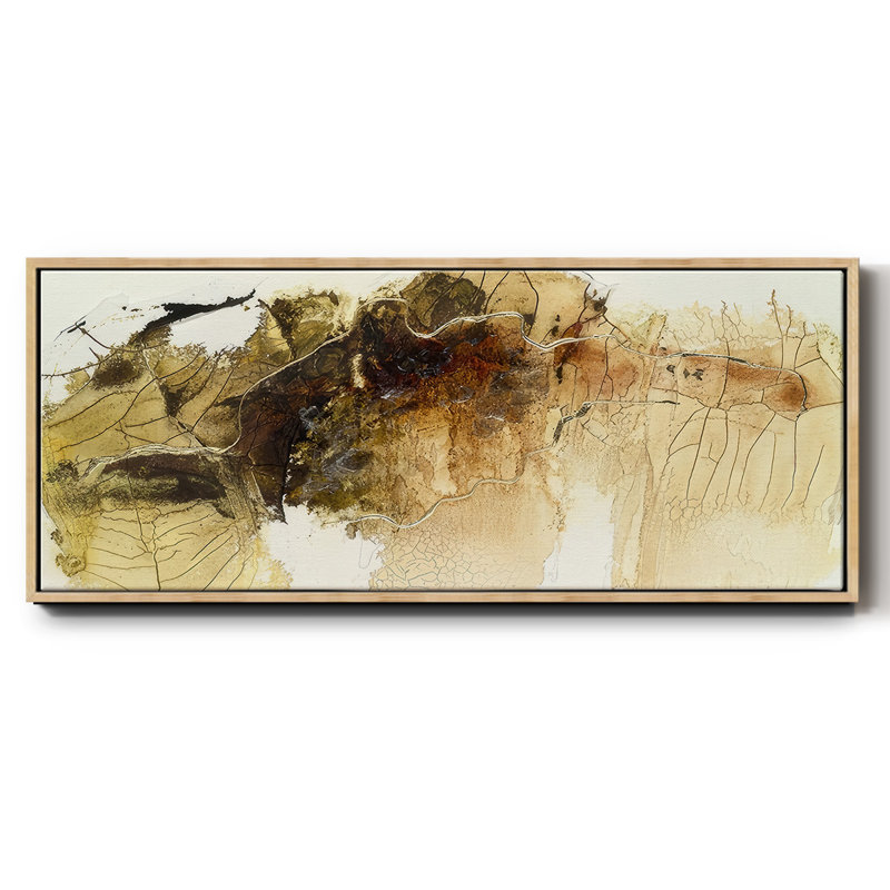 Dance of Gold I - toile encadrée, H 8 po x l 20 po