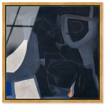 Obscured Voices I High-Gloss Frameless Acrylic Glass Wall Art Abstract Print by Oliver Gal, Ready to Hang, 12 x 12