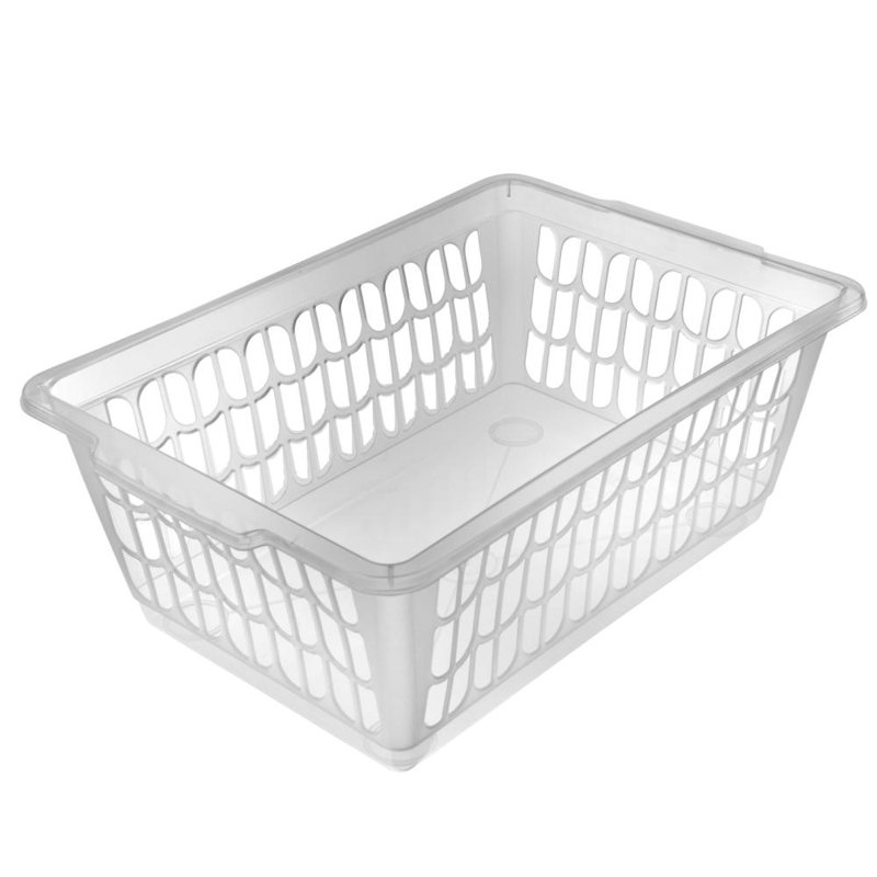 Petit panier en plastique, Transparent