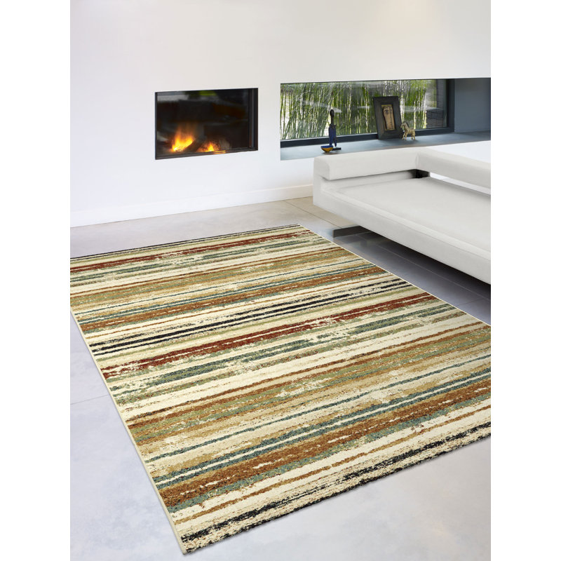 Thanh Striped Area Rug, Rectangle 200 x 290cm