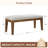 Isaura Polyester Upholstered Bench-2090126892