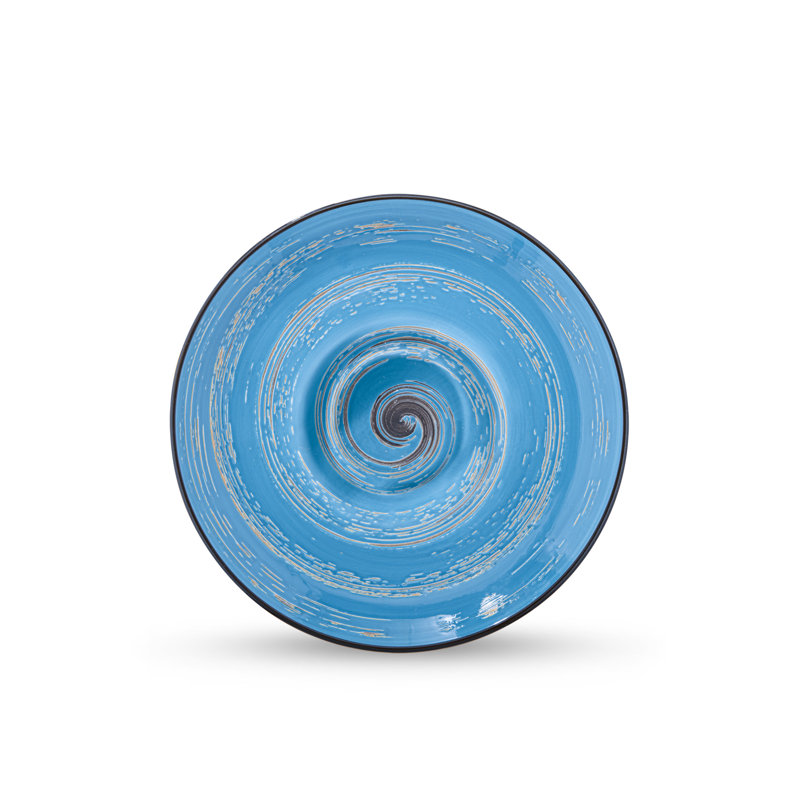Wilmax Colourboom 24cm Round Deep Plate 24cm, Blue