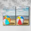 Beach Ball I - Toile tendue avec châssis de qualité supérieure - Prêt à être accroché-108954660